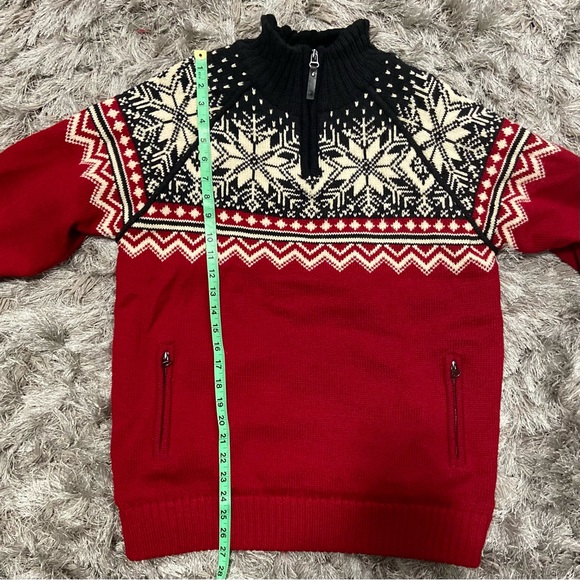 Ice Wear 100% worsted wool polyester lined Nordic style sweater. Size M. Used. - Picture 11 of 16